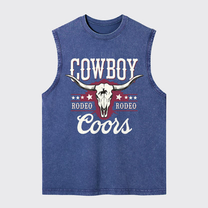 Cowboy Rodeo Washed Tanks
