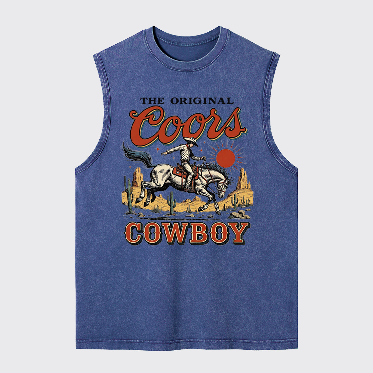 Vintage Wild West 90s Washed Tanks