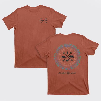Personalized Compass And 63 National Park T-Shirts