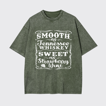 Smooth As Tennessee Whiskey Garment-dye Tees