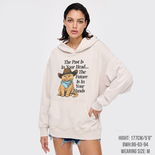 The Past Is In Your Head Garment-Dye Hoodies