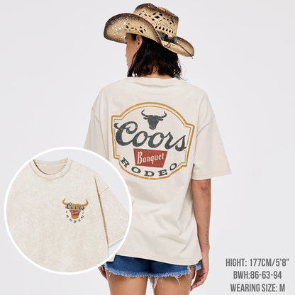 Vintage Rodeo Classic Bullhead Garment-dye Tees