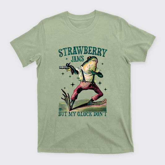 Strawberry Jams But My Glock Don't T-Shirts