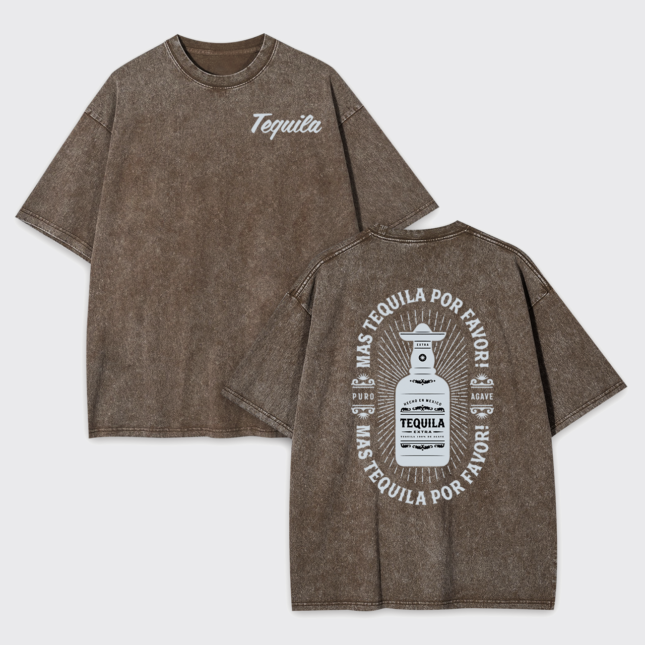 Vintage Mas Tequila Garment-dye Tees