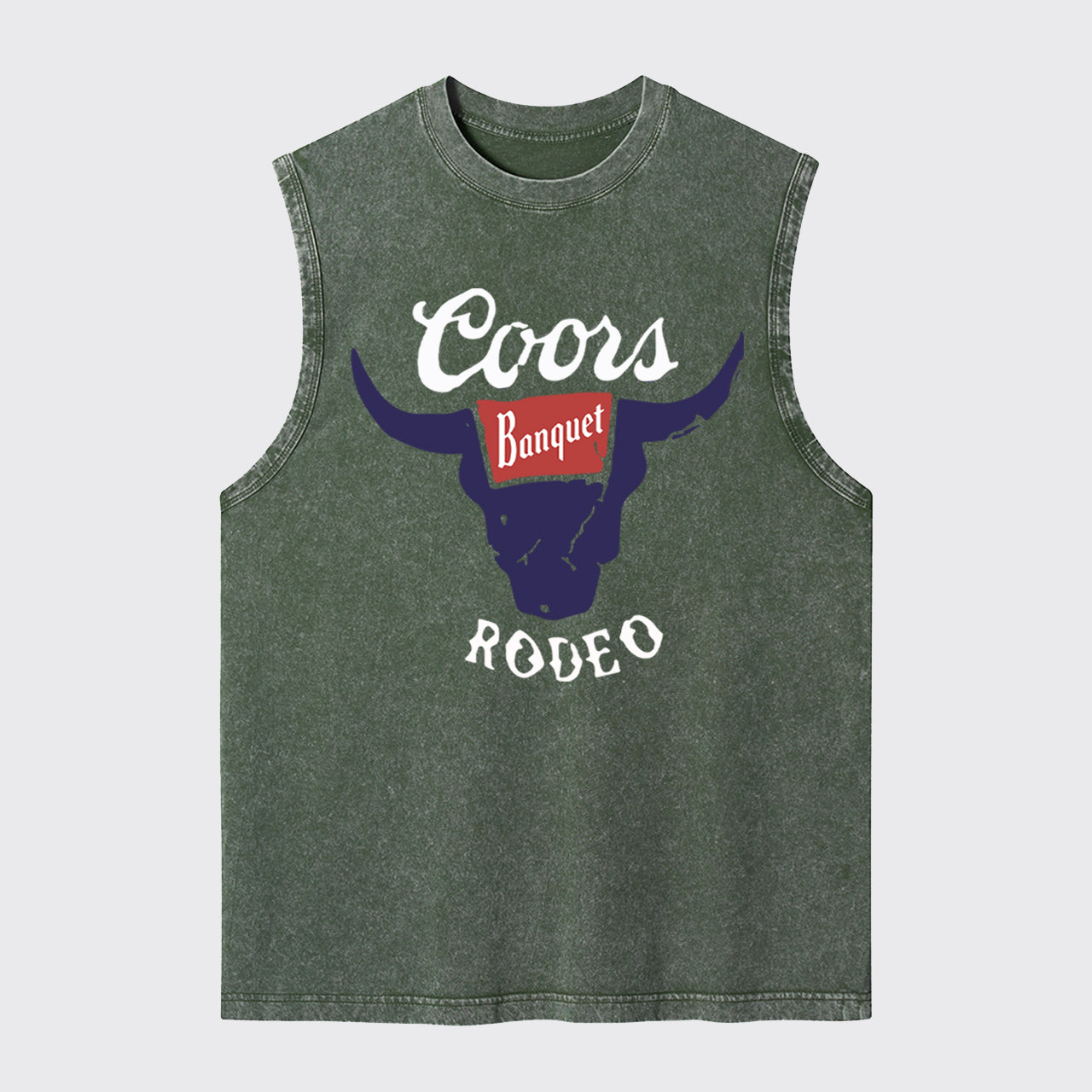 Vintage Rodeo Bull Washed Tanks