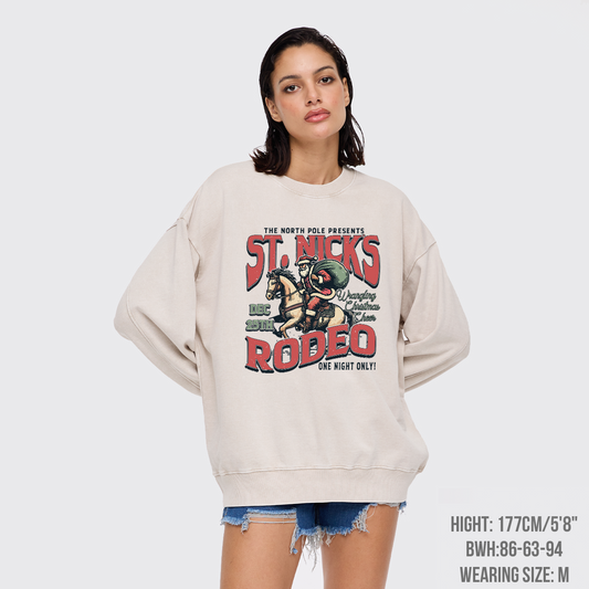 St, Nick's Rodeo Washed Sweatshirts