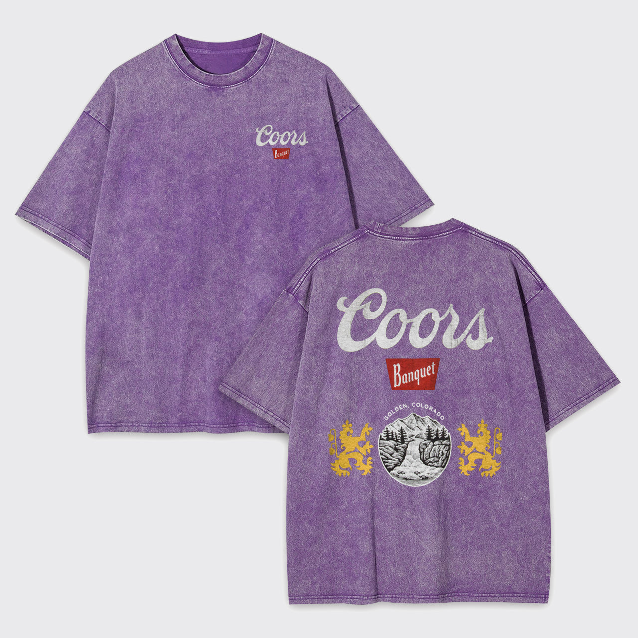 Cool Cowboy Retro Landscape Garment-dye Tees