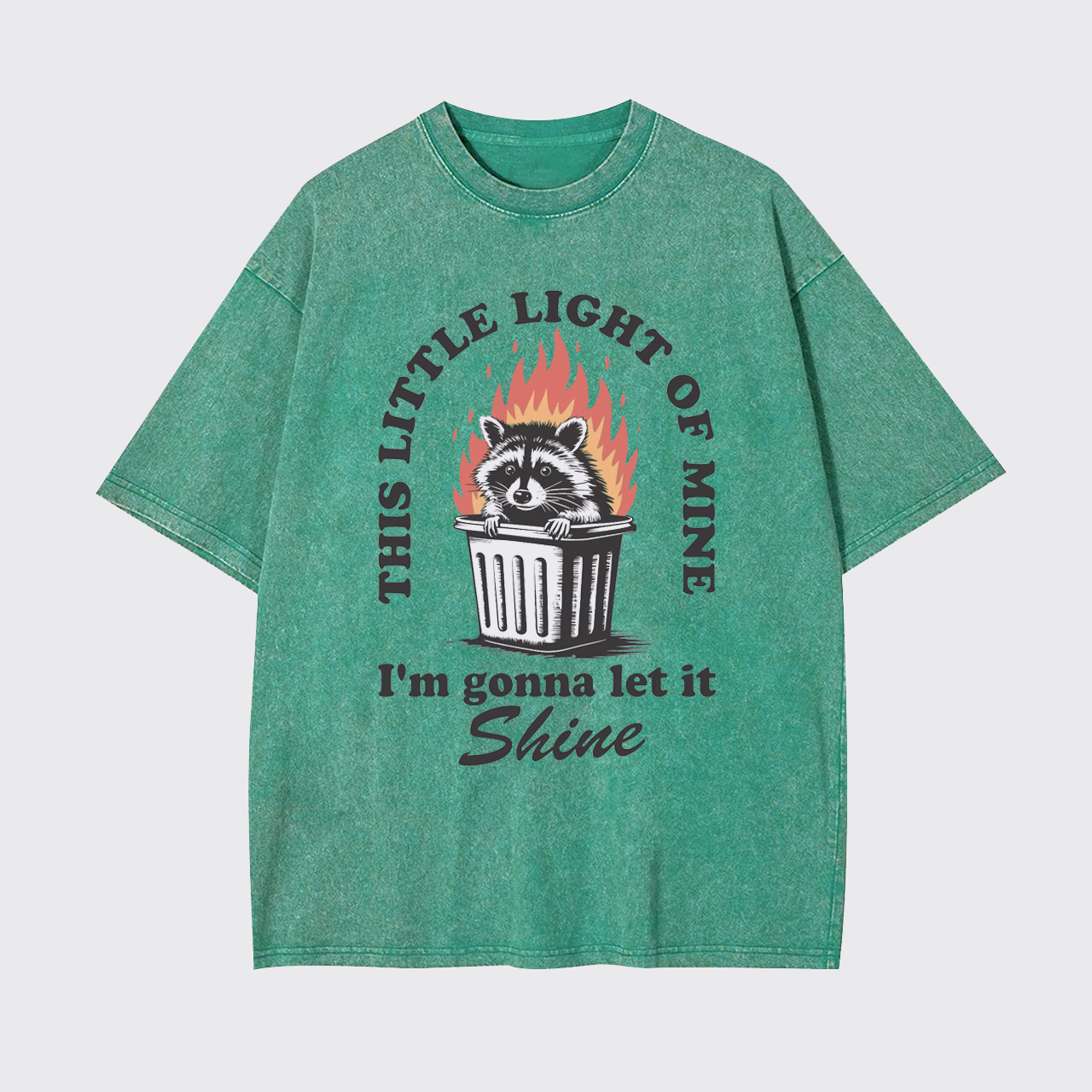 Funny Dumpster Fire Garment-dye Tees