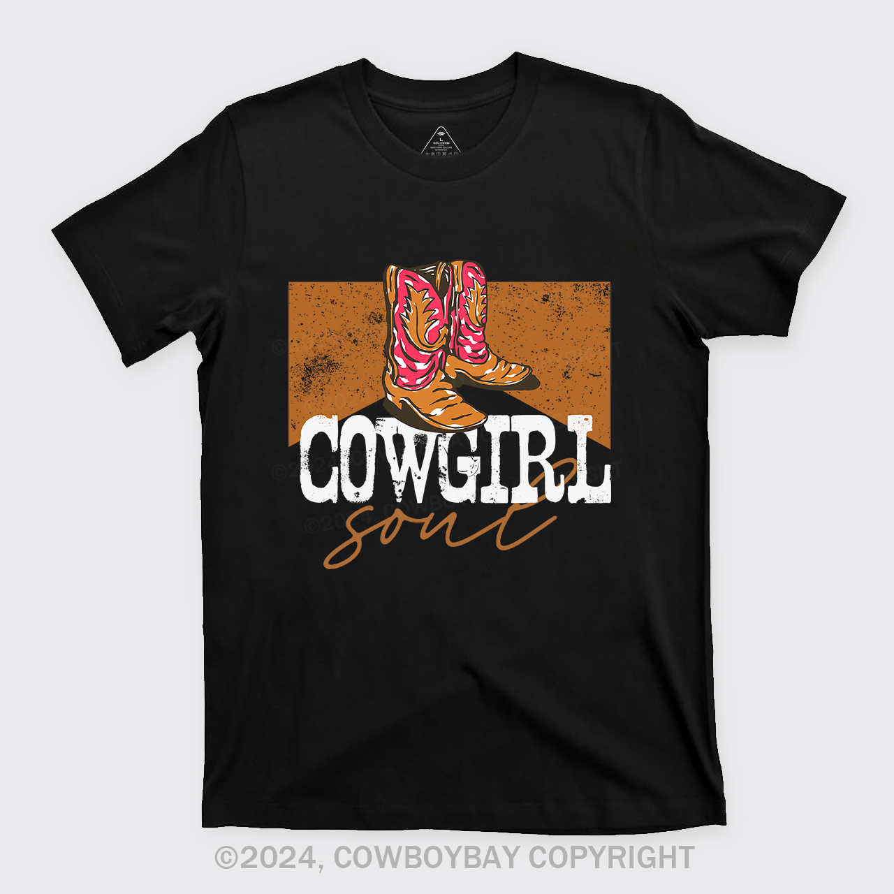 Cowgirl Walking In The Western Desert T-Shirts