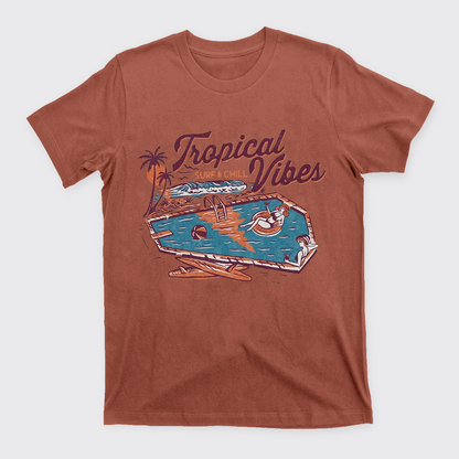 Charming Tropical Vibes T-Shirts