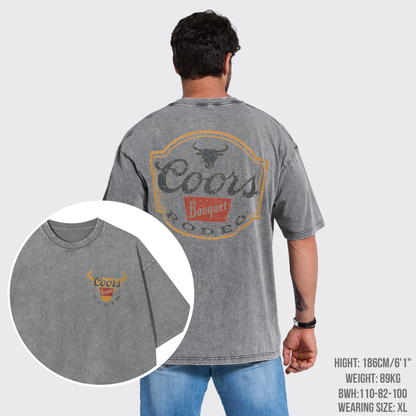Vintage Rodeo Classic Bullhead Garment-dye Tees