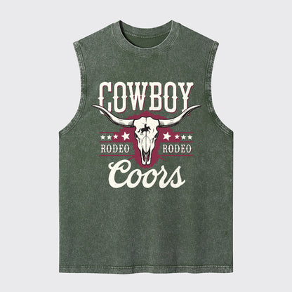 Cowboy Rodeo Washed Tanks