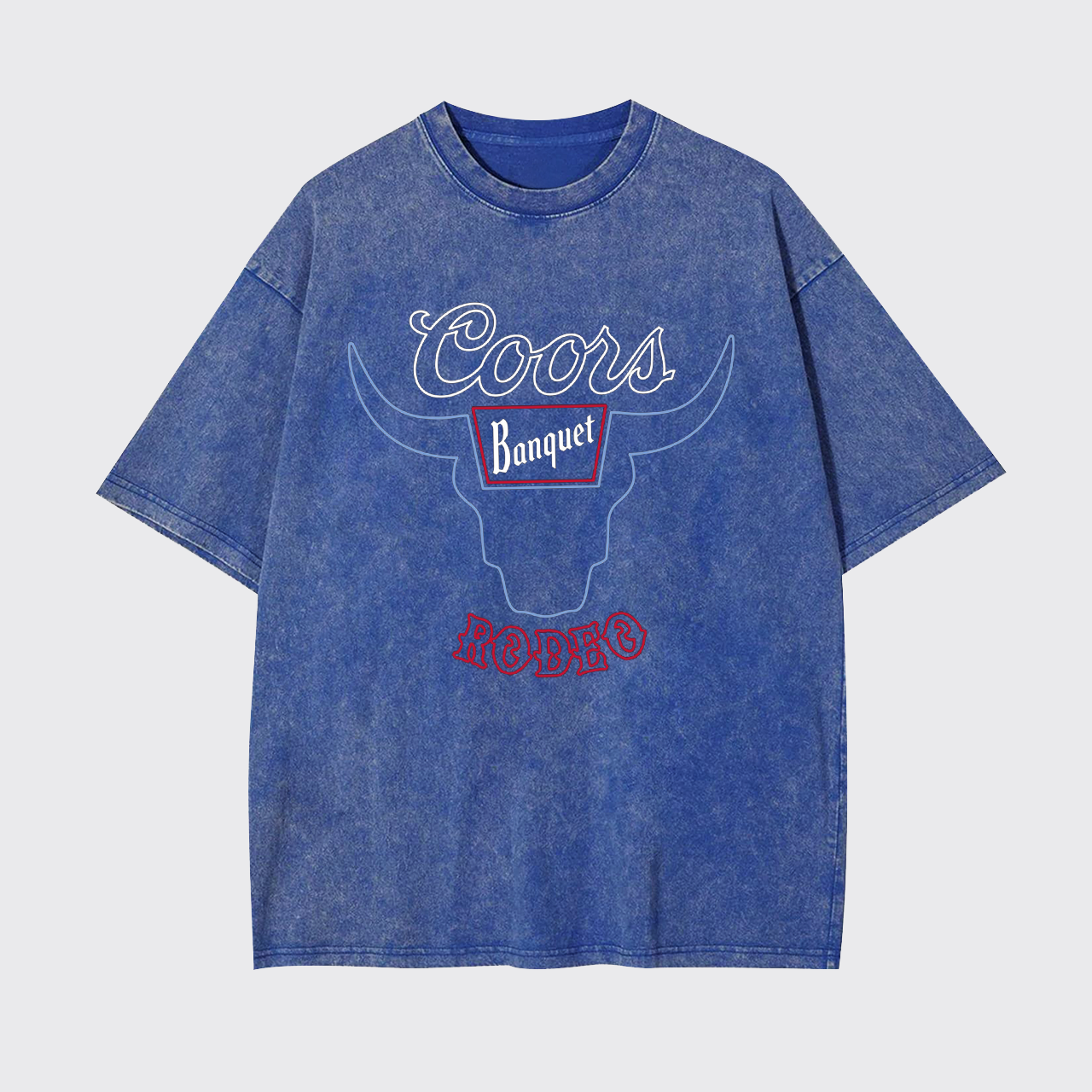 Retro Bullhead Rodeo Graphic Garment-dye Tees