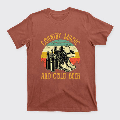 Country Music And Cold Beer T-Shirts