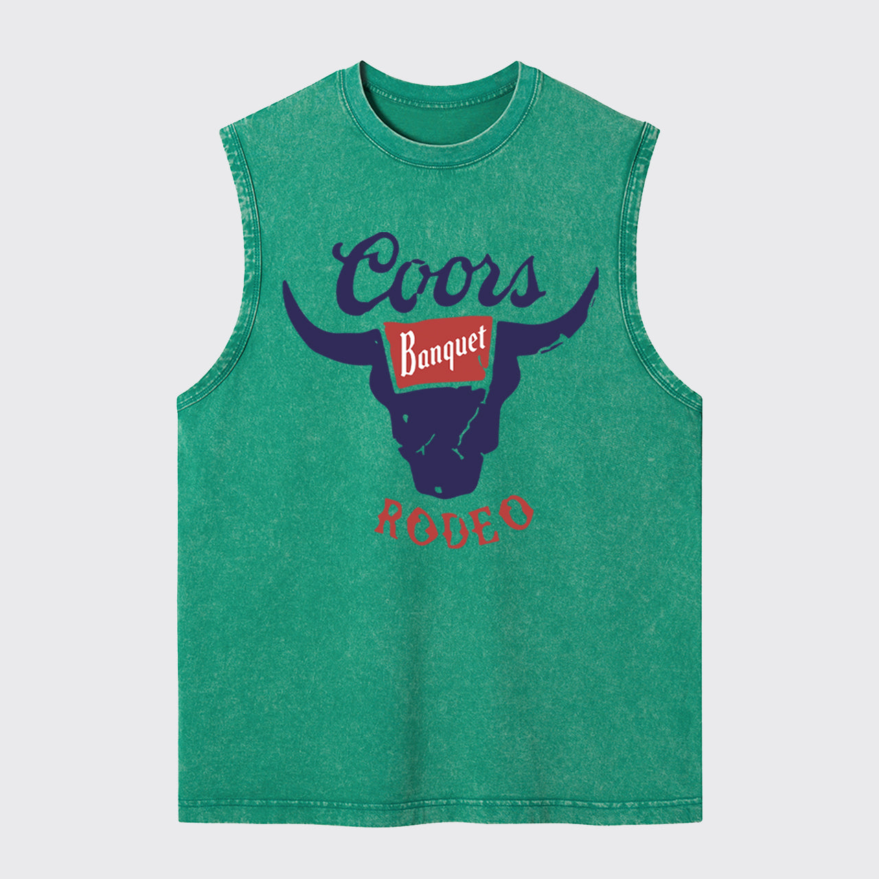 Vintage Rodeo Bull Washed Tanks