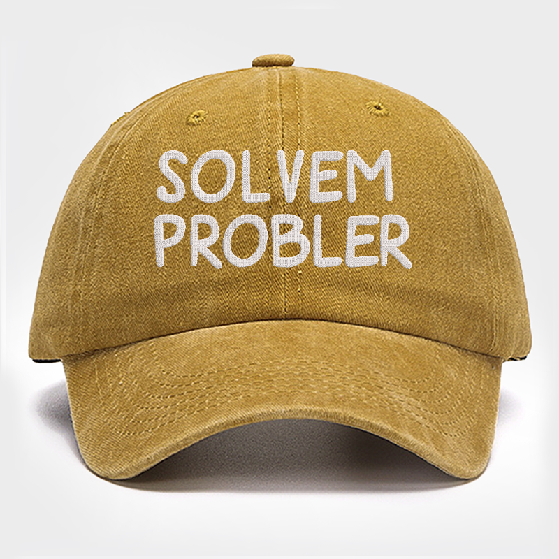 Solvem Probler Embroidered Baseball Cap