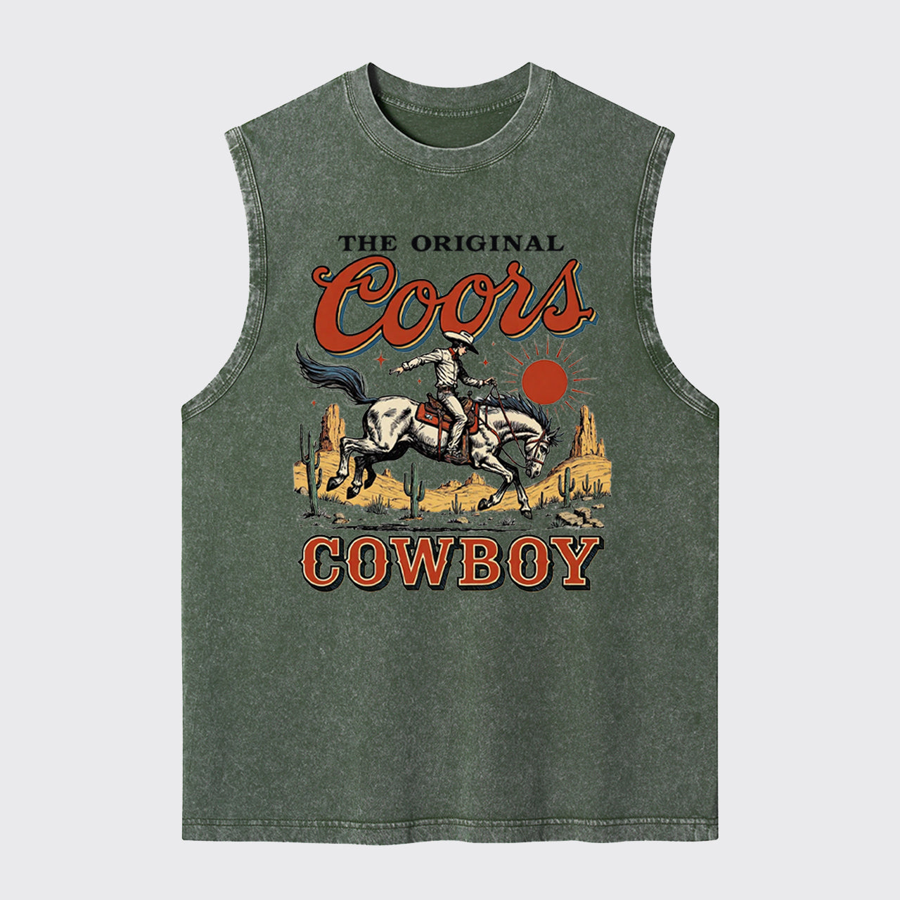 Vintage Wild West 90s Washed Tanks