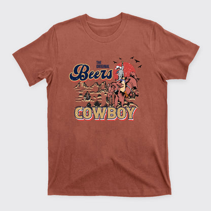 Beers Cowboy On The Wilderness T-Shirts