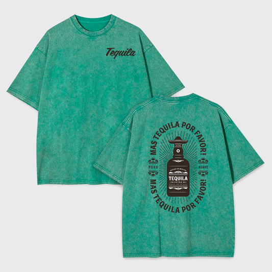 Vintage Mas Tequila Garment-dye Tees
