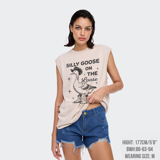 Silly Goose Washed Tanks