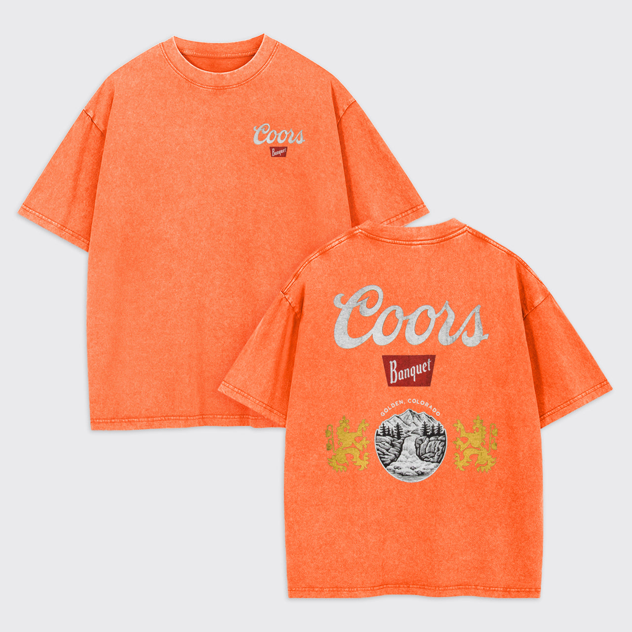 Cool Cowboy Retro Landscape Garment-dye Tees