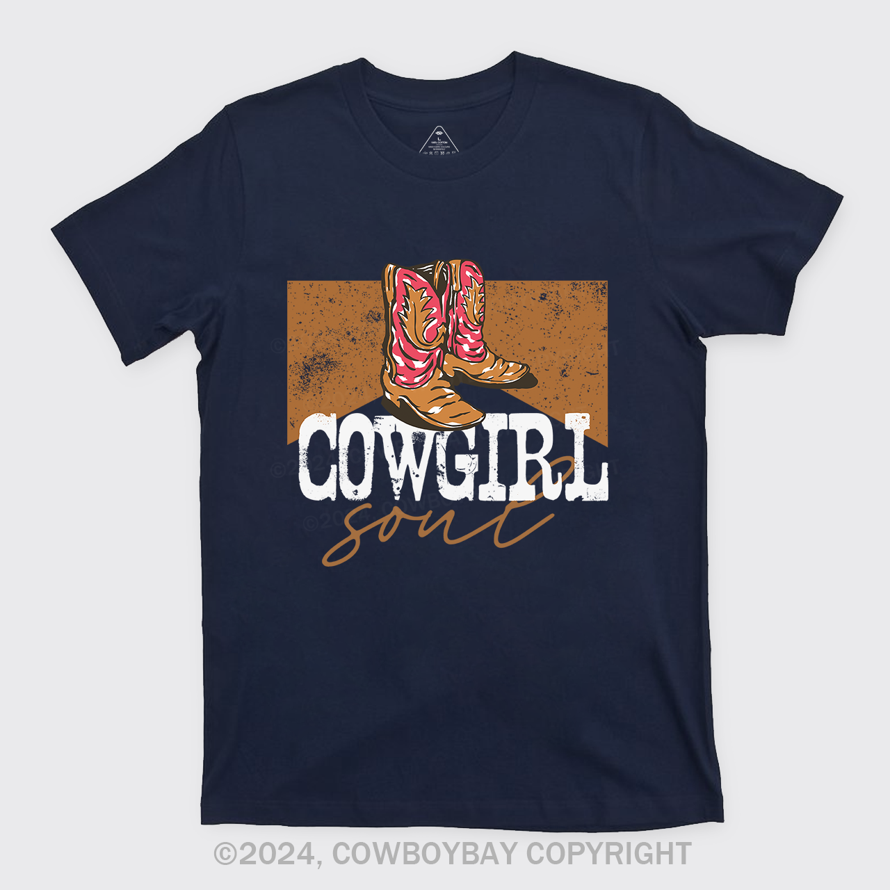 Cowgirl Walking In The Western Desert T-Shirts