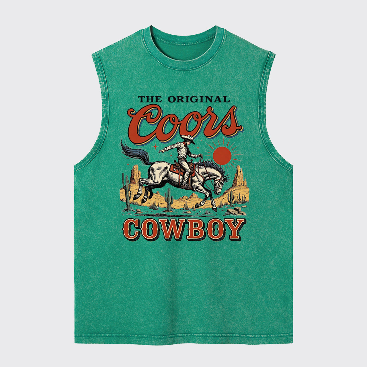 Vintage Wild West 90s Washed Tanks