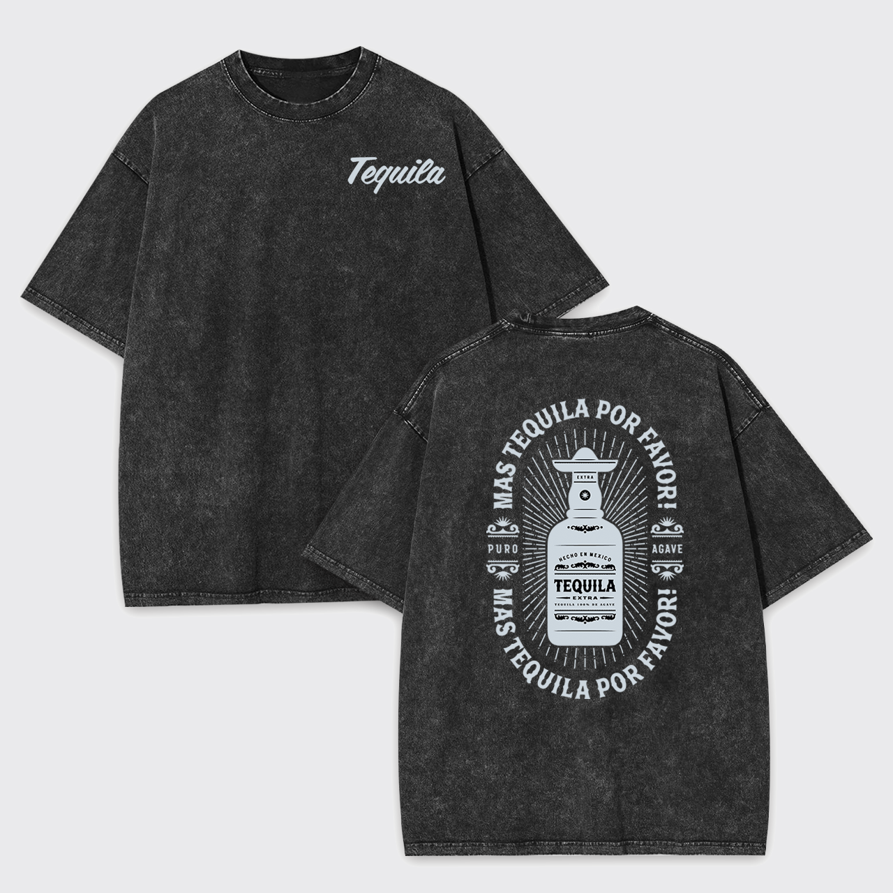 Vintage Mas Tequila Garment-dye Tees