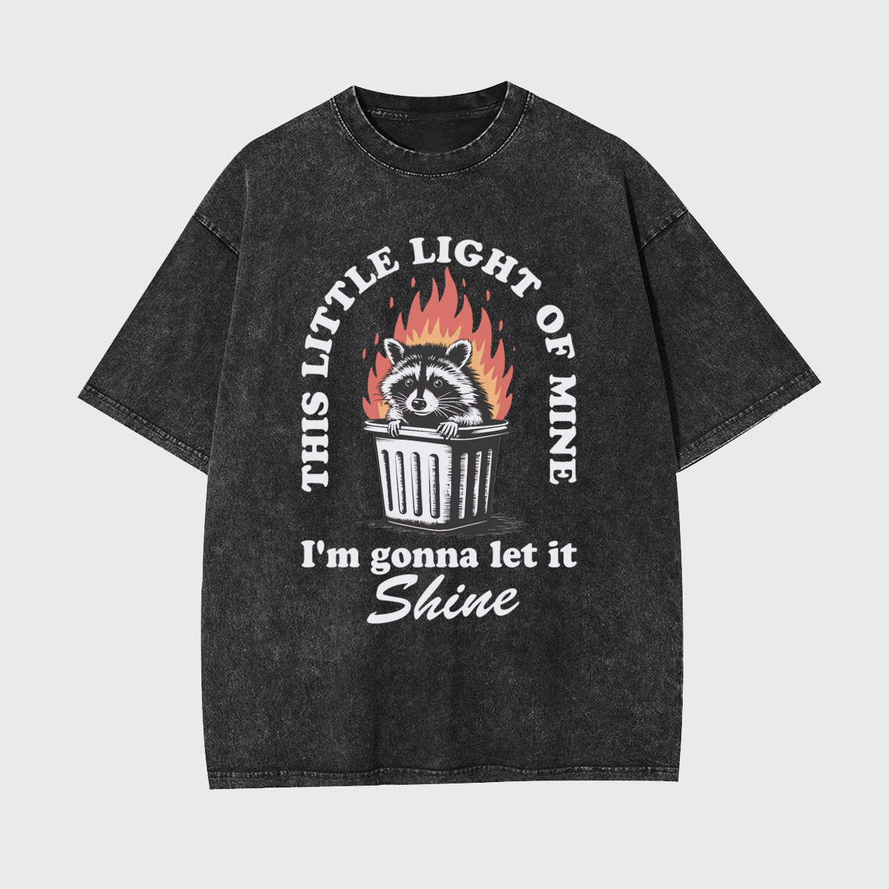 Funny Dumpster Fire Garment-dye Tees