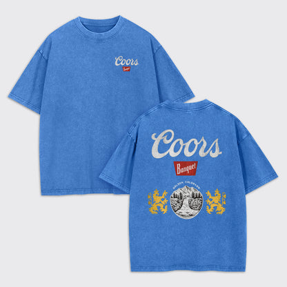 Cool Cowboy Retro Landscape Garment-dye Tees