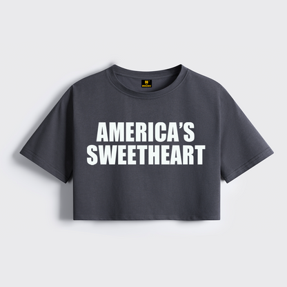 America's Sweetheart Cropped Boxy Tee