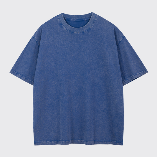 Washed Tee:Blue