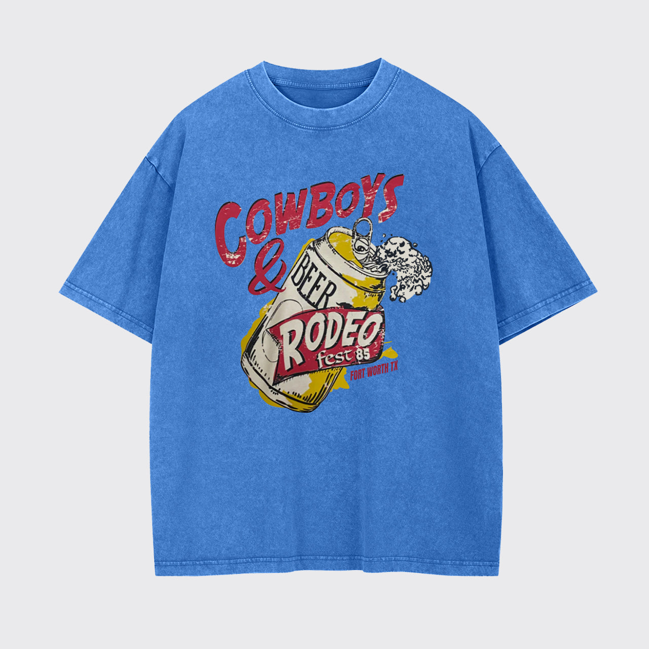 Cowboy And Beer Rodeo Garment-dye Tees