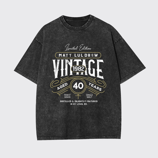 Limited Edition Whiskey Birthday Party Garment-dye Tees
