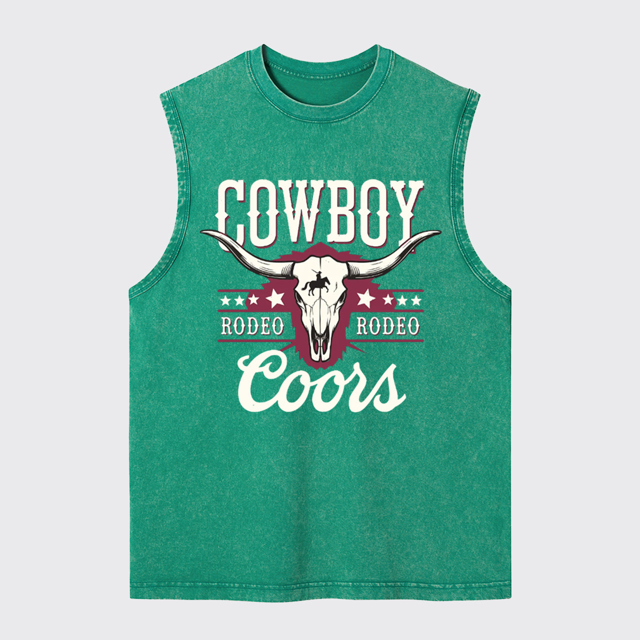 Cowboy Rodeo Washed Tanks