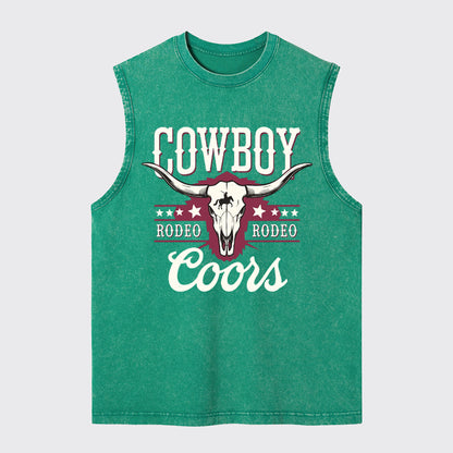 Cowboy Rodeo Washed Tanks