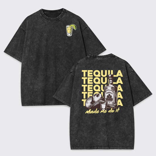 Cute Tequila Shot Lover Garment-dye Tees