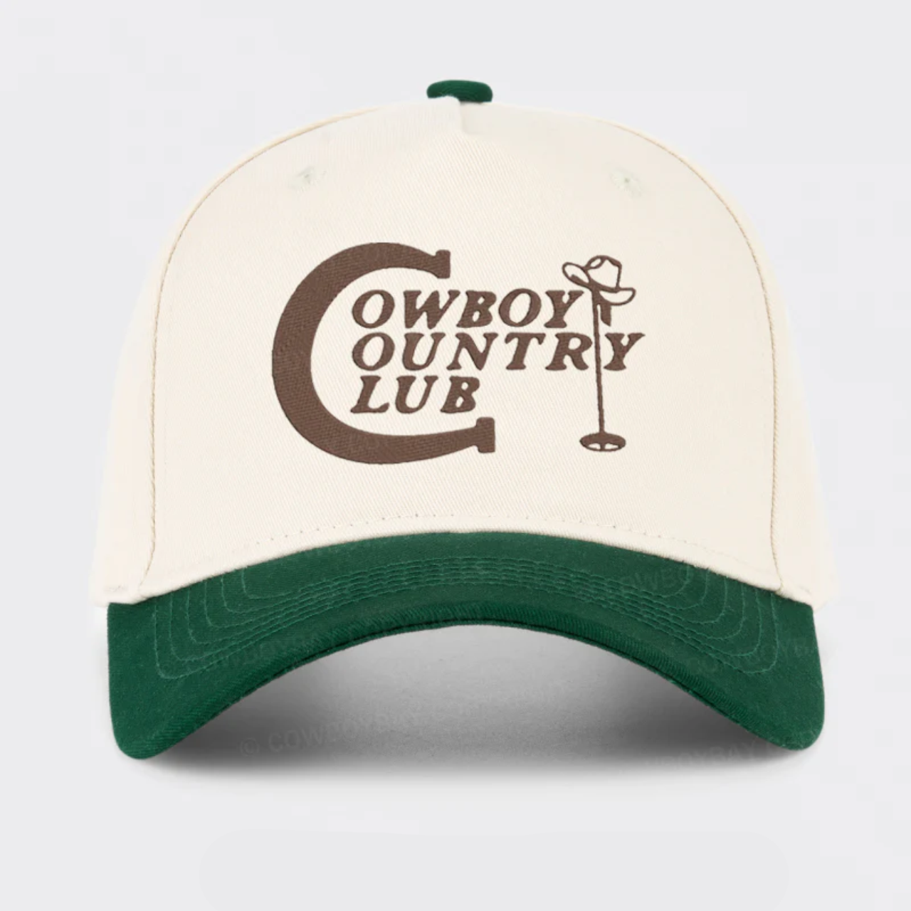 Cowboy Country Club Embroidered Baseball Cap