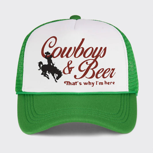 Cowboys & Beer Trucker Hat