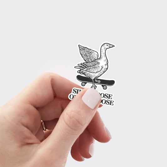 Silly Goose On The Loose Sticker 