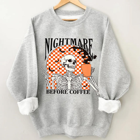 Nightmare Before Coffee Halloween Sweatshirt