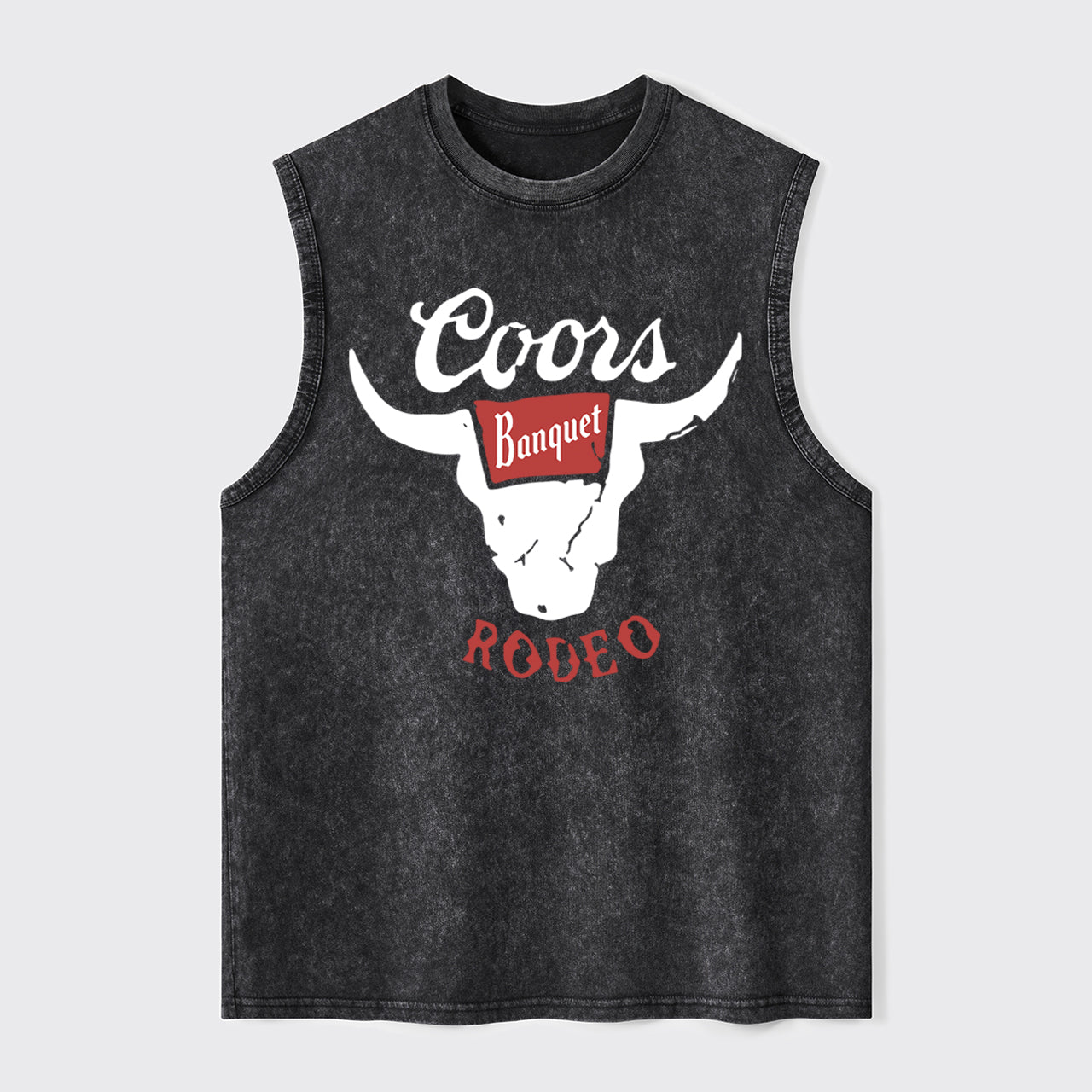 Vintage Rodeo Bull Washed Tanks