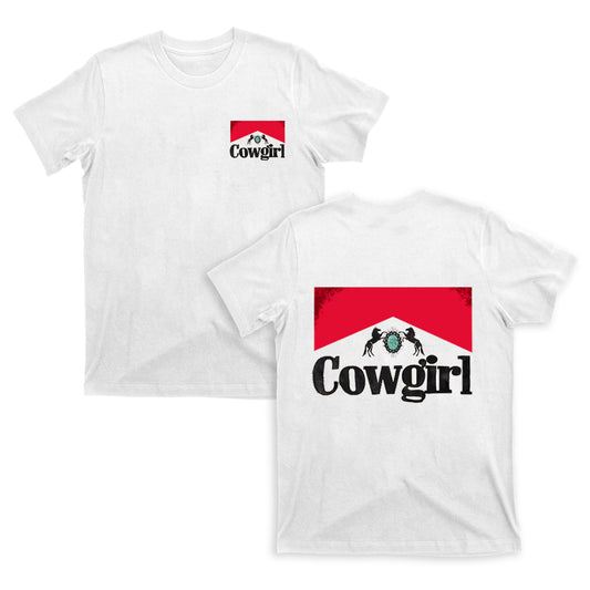 Cowgirl Western Double sided printing T-Shirts