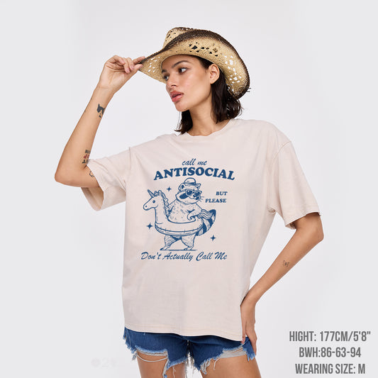 Mental Health-Sarcastic Raccoon Garment-dye Tees
