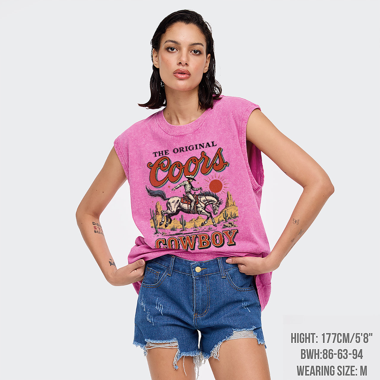 Vintage Wild West 90s Washed Tanks