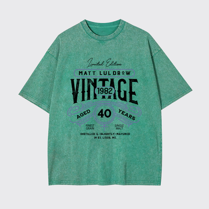 Limited Edition Whiskey Birthday Party Garment-dye Tees