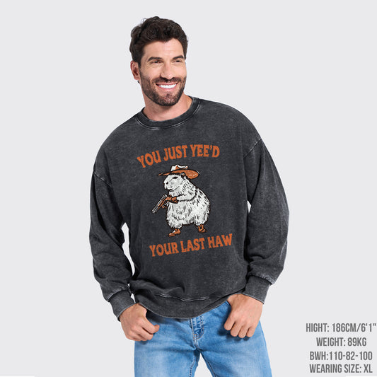 You've Lost Your Last Chance Washed Sweatshirts