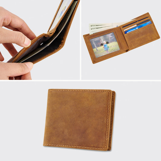 Personalized Vintage Leather Wallet_Raccoon