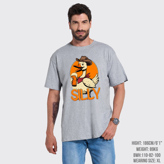 Silly Goose Drinking Beer T-Shirts