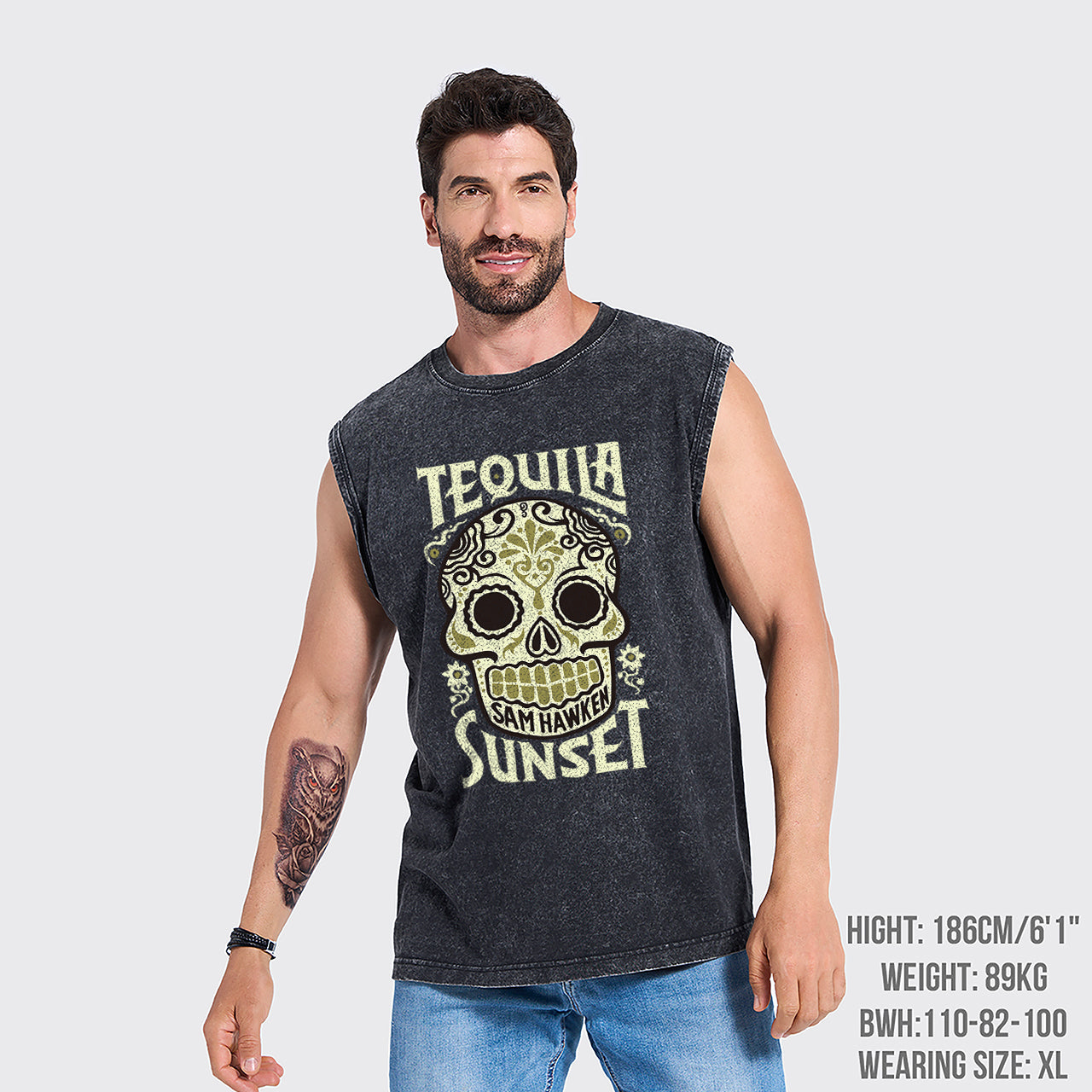 Tequila Sunset Washed Tanks